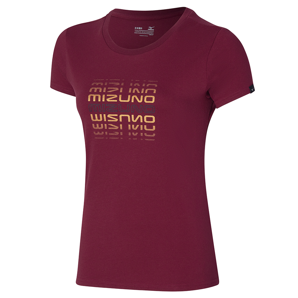 Mizuno Athletics Mizuno Tee Cabernet